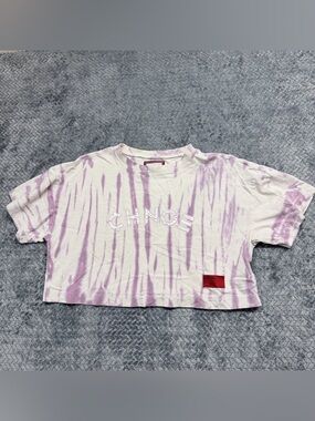 CHNGE Tie-Dye Organic Cotton Crop Top Size XL